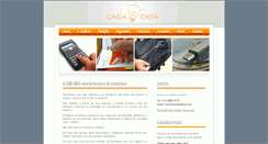 Desktop Screenshot of cadaideia.com